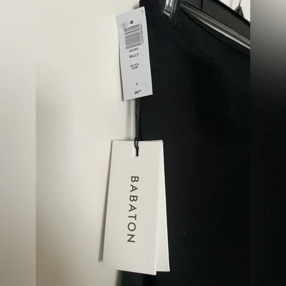 NWT Babaton BILLY skirt from Aritzia. Brand New. Black mid length skirt - Picture 8 of 12